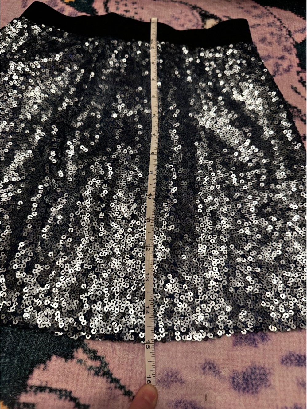 Robbi & Nikki sequined mini skirt - Picture 6 of 8